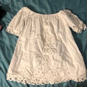 White free people dress